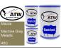 Preview: Mazda, Machine Gray Metallic, 46G: 500ml Lackdose + 500ml Klarlack + 250ml Härter - Set, von ATW Autoteile West.